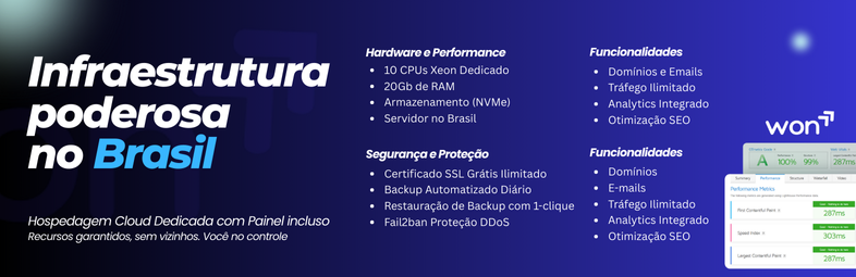 Hospedagem Cloud Dedicada